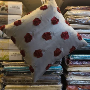 embroidery Flower cushion Cover