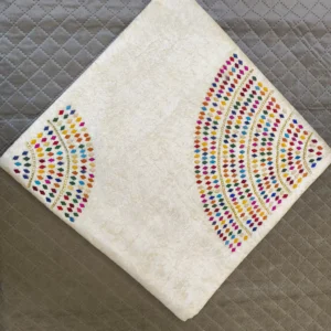 Embroidery 3D Print Cushion Cover